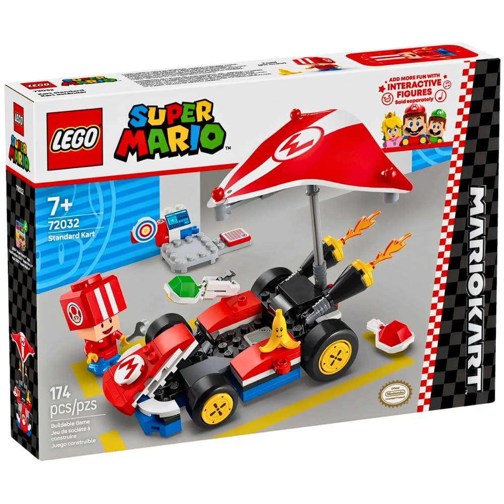 Blocos de Montar Lego Super Mario Mario Kart Padrão 72032