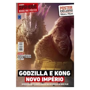 Superpôster Mundo Dos Super-Heróis - Godzilla E Kong