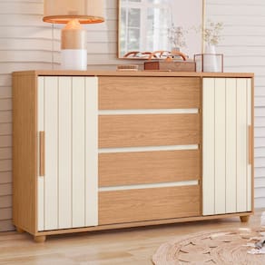 Cômoda 2 Portas 4 Gavetas Flex Evidenza Albatroz
