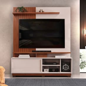 Estante Home para TV até 55 Polegadas 1 Porta Atenas DJ Móveis