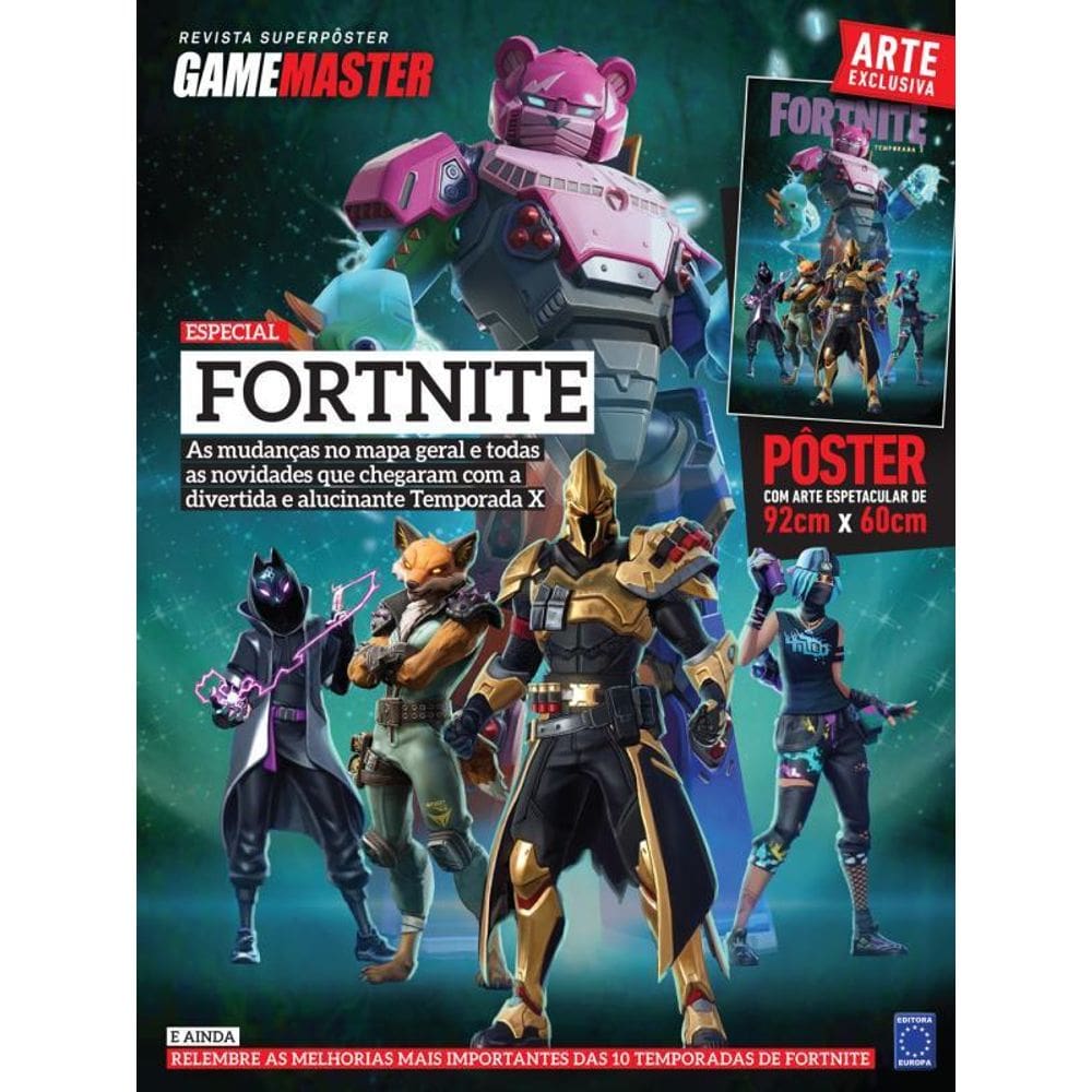 Revista Superpôster - Fortnite Temporada X