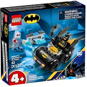 Blocos de Montar Lego DC Batman e Batmóvel vs Sr. Frio 76301