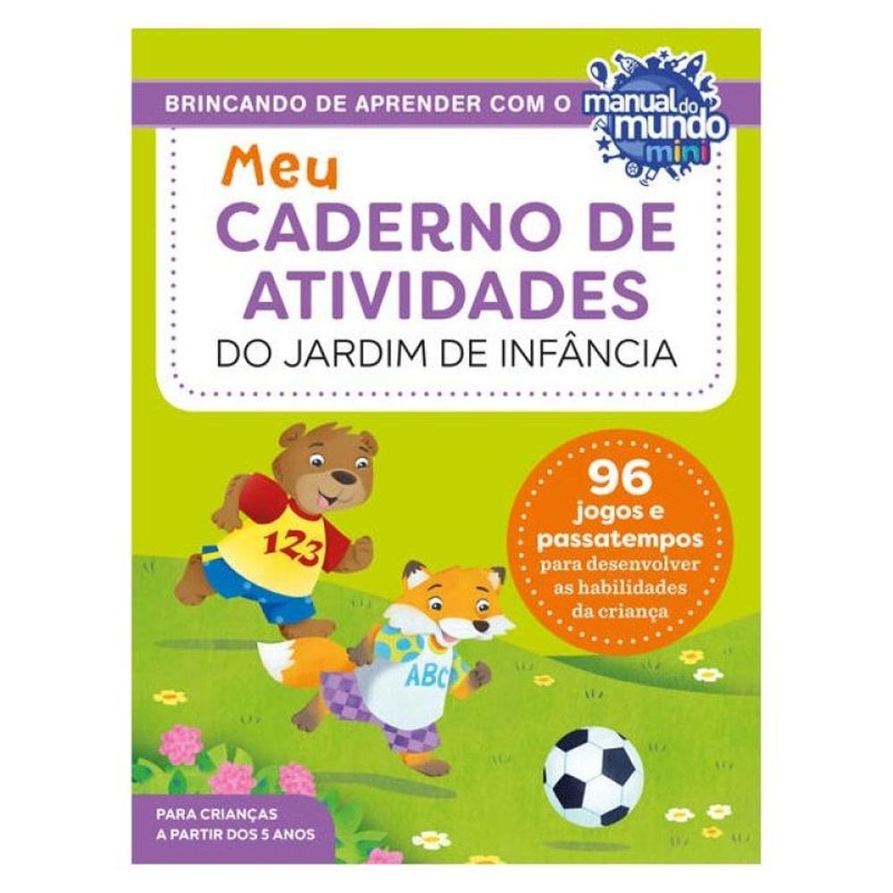 Meu Caderno De Atividades Do Jardim De Infância
