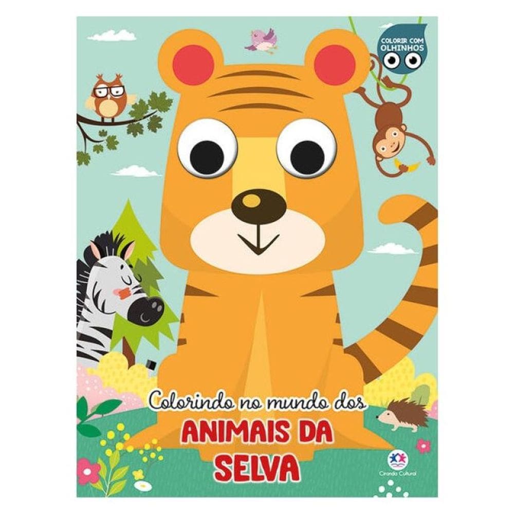 Colorindo No Mundo Dos Animais Da Selva