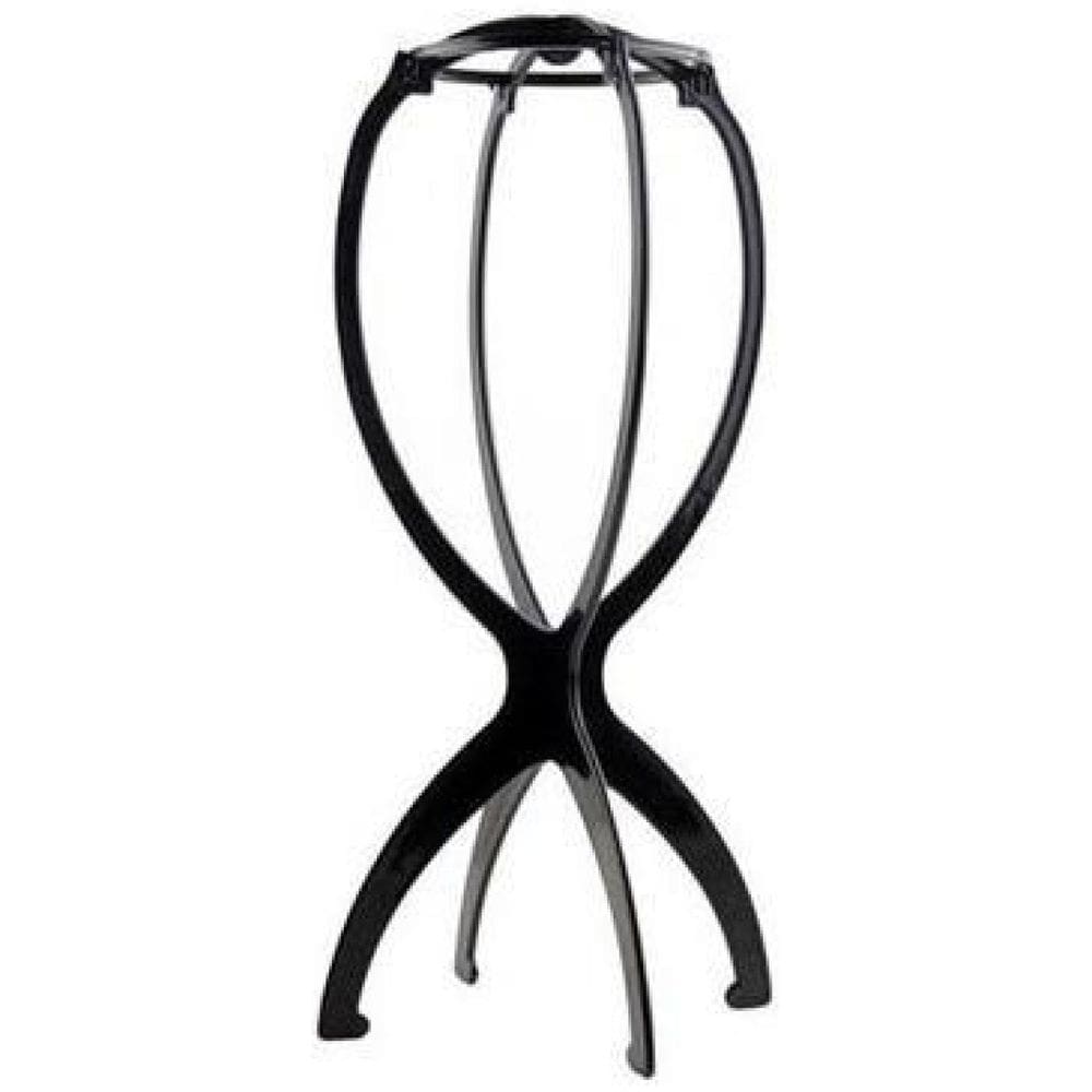 Suporte Preto De Plástico Para Peruca