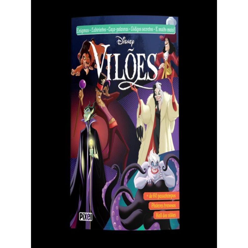 Livrão Vilões Da Disney