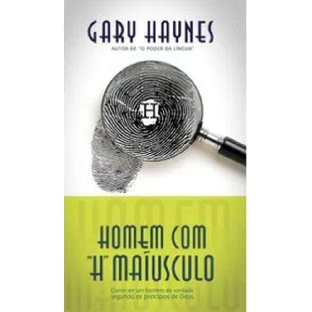 HOMEM COM "H" MAÍUSCULO