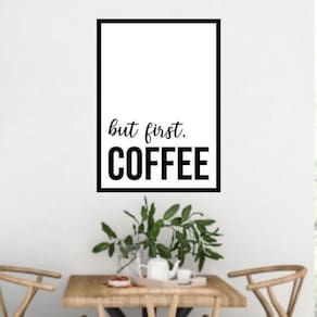 Quadro But First, Coffee Ii 24X18Cm
