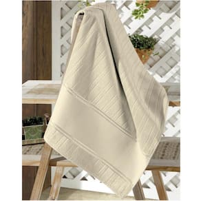 Toalha Rosto Dohler Velour Artesanalle bege 50cm x 80cm