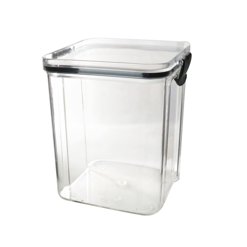 Pote Hermético De Plástico Com Tampa Trava 950Ml 10X13cm