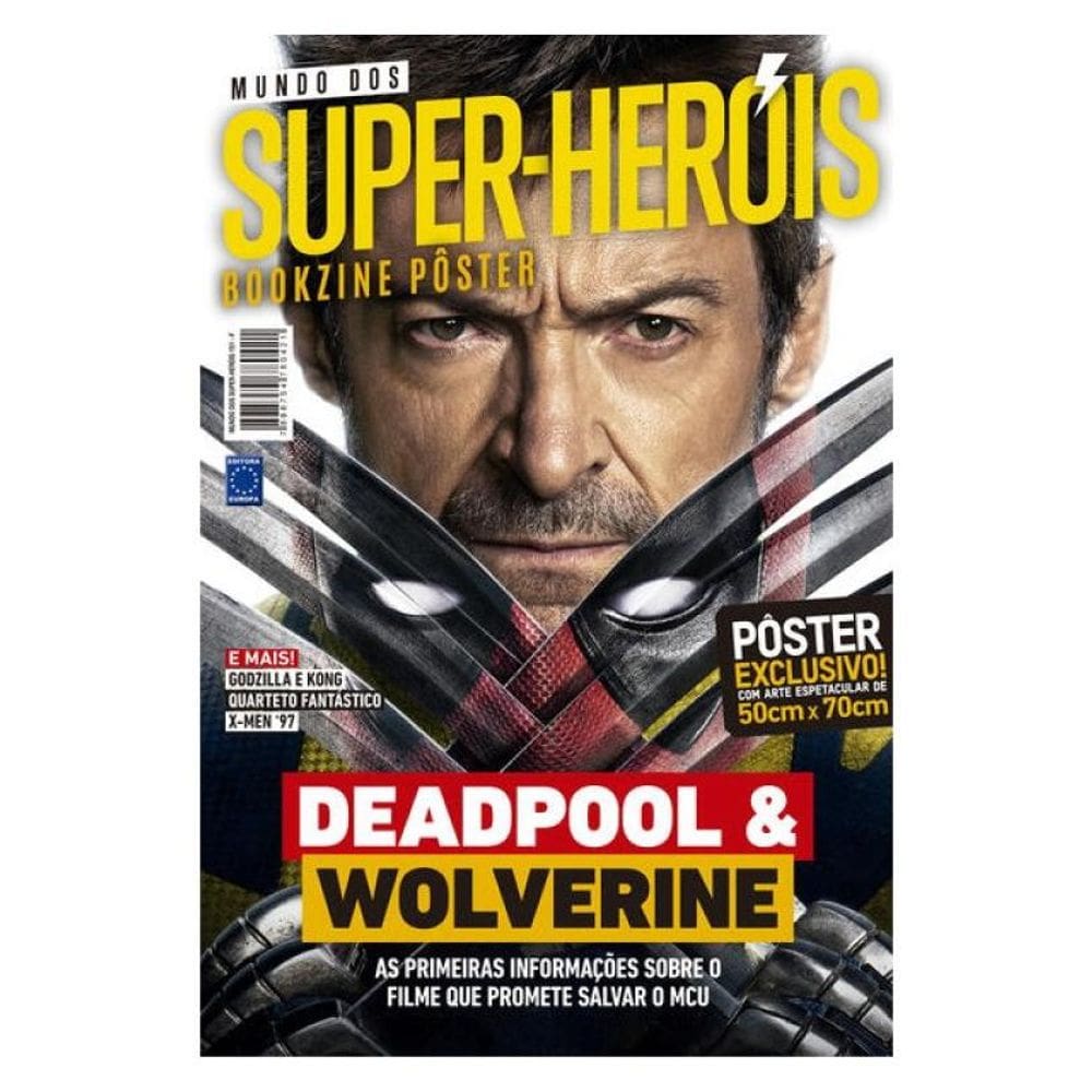 Superpôster Mundo Dos Super-Heróis - Deadpool & Wolverine - Arte Extra