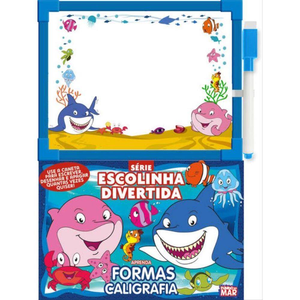 Fundo Do Mar Série Escolinha Divertida - Aprenda Formas Caligrafia