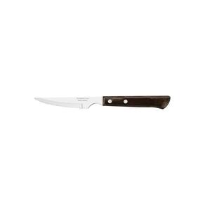 Faca Para Churrasco Tramontina 4" Em Aço Inox E Cabo Em Madeira Polywood Castanho Tramontina