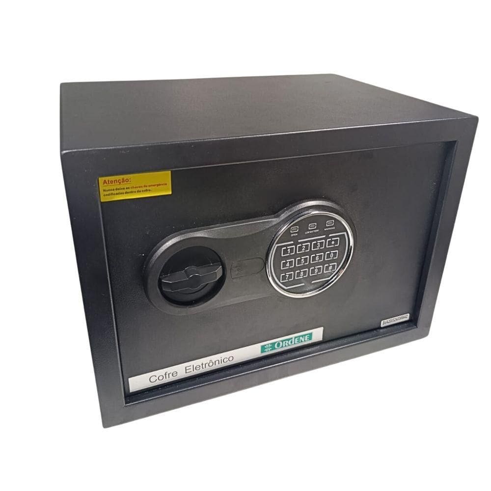 Cofre Office Line Aço Digital Preto 16l Ordene