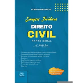 Direito Civil - Sinopses Jurídicas - Parte Geral - 2024