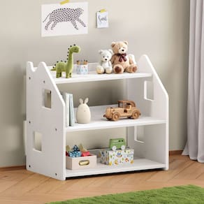 Armário Infantil Brinquedos Branco Organizador Madeira Yasmin