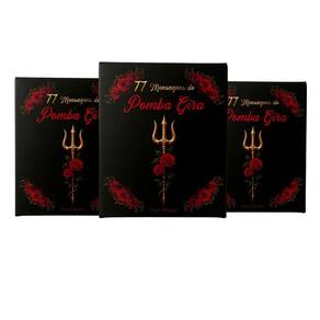 Kit Com 3 Box 77 Mensagens Espirituais Diárias De Pomba Gira