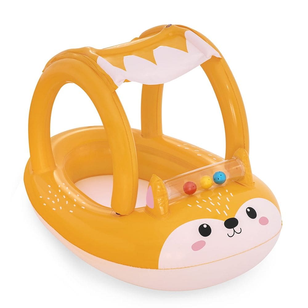 Bote Infantil Raposinha Boia Com Cobertura e Guarda Sol Bel