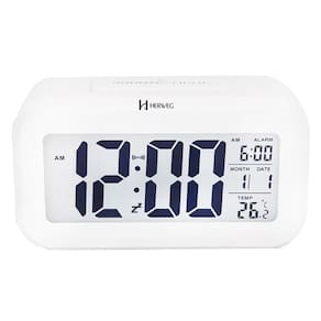 Despertador Digital Herweg Ref: 2988-021 Branco