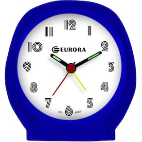 Despertador Quartz Eurora Ref: 2696-011 Azul Redondo