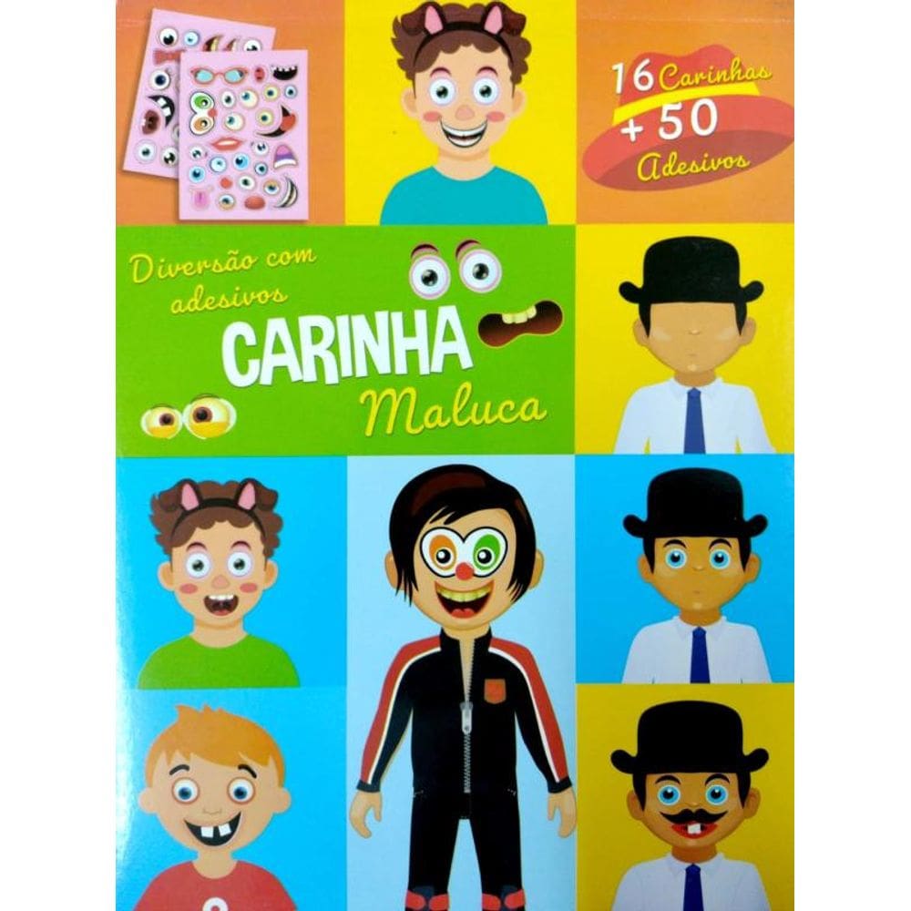 Carinha Maluca - Colorir Para Crianças