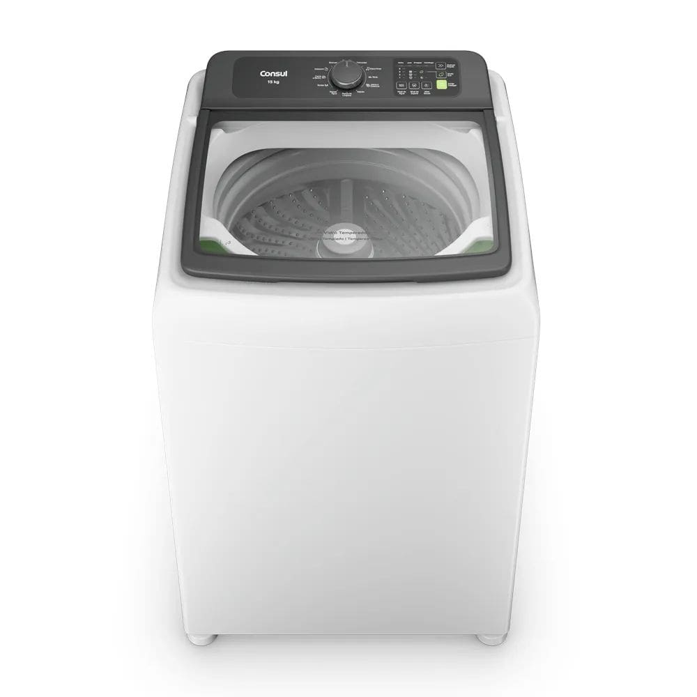 Máquina De Lavar Consul 15 Kg Cwn15ab Branca Com Modo Eco