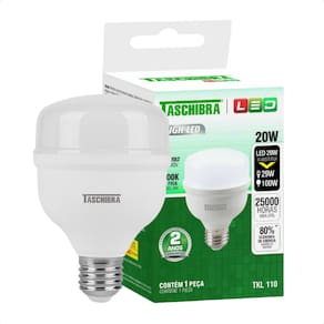 Lâmpada High Led TKL 20W Taschibra E27 Bivolt 4000K Neutro