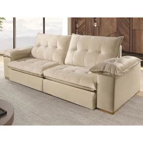 Sofá Retrátil e Reclinável Vegas Luxo 2.10m JC Estofados