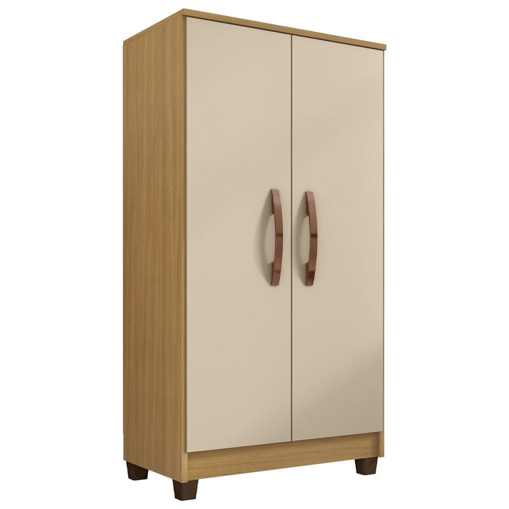 Armario Multiuso 2 Portas 6522 61 cm Carvalho Am Off White INCP