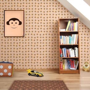 Papel De Parede Kids Abelhas E Pote De Mel