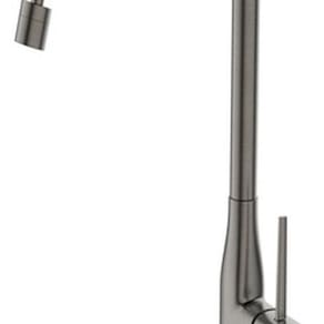 Torneira De Mesa Cozinha Gourmet Monocomando Cinza - Alta