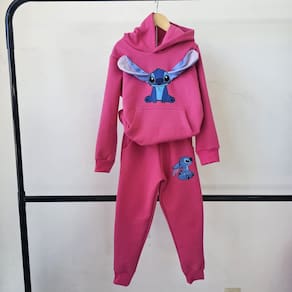 Conjunto moletom Stitch 3D - roupa de inverno