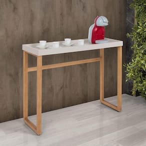 Aparador Gourmet Slim Com Bandeja Sala Cozinha Off White
