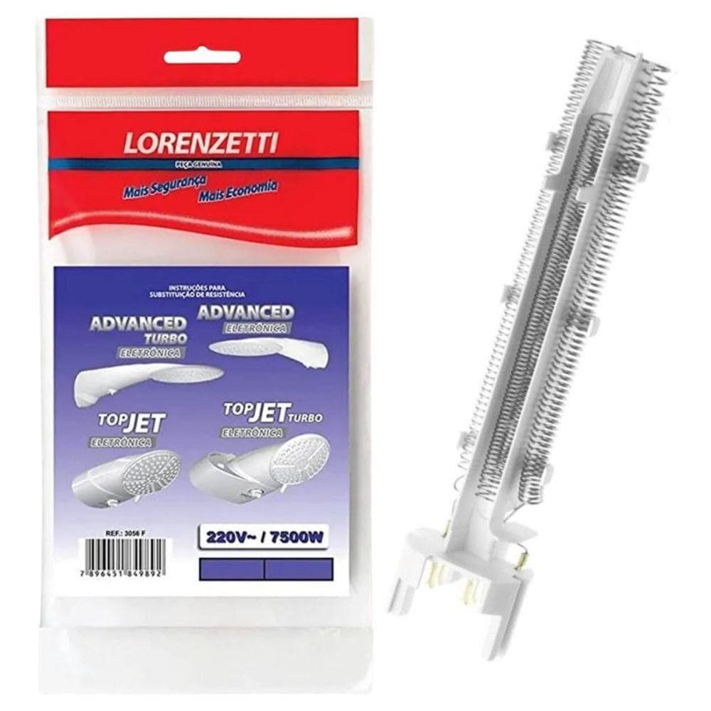 Resistência Lorenzetti Advanced E Top Jet 220v~7500w