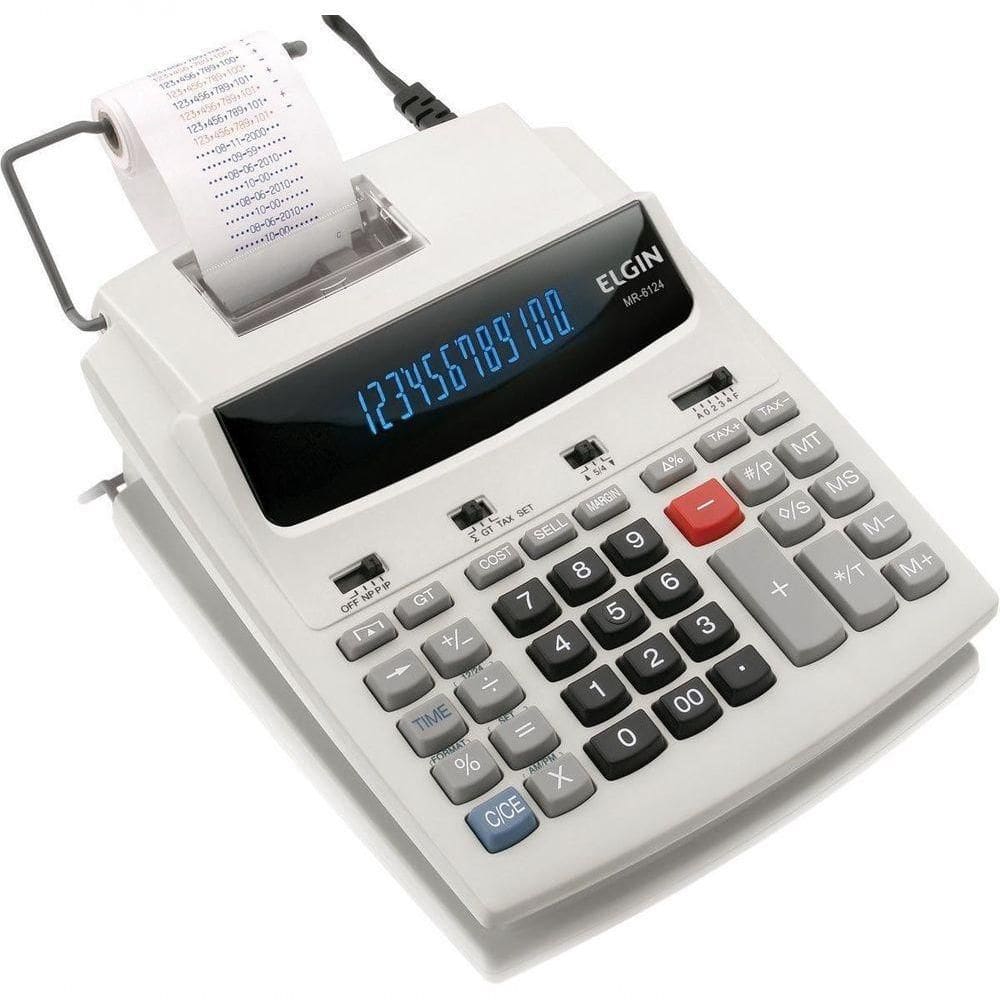 Calculadora Com Bobina 12 Digitos Mr-6124