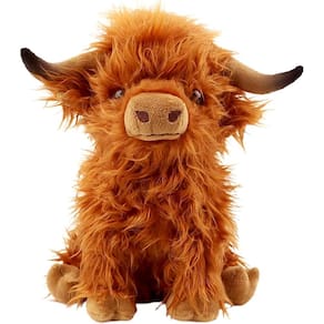 Brinquedo de pelúcia Banker Highland Cow Plush 27 cm marrom