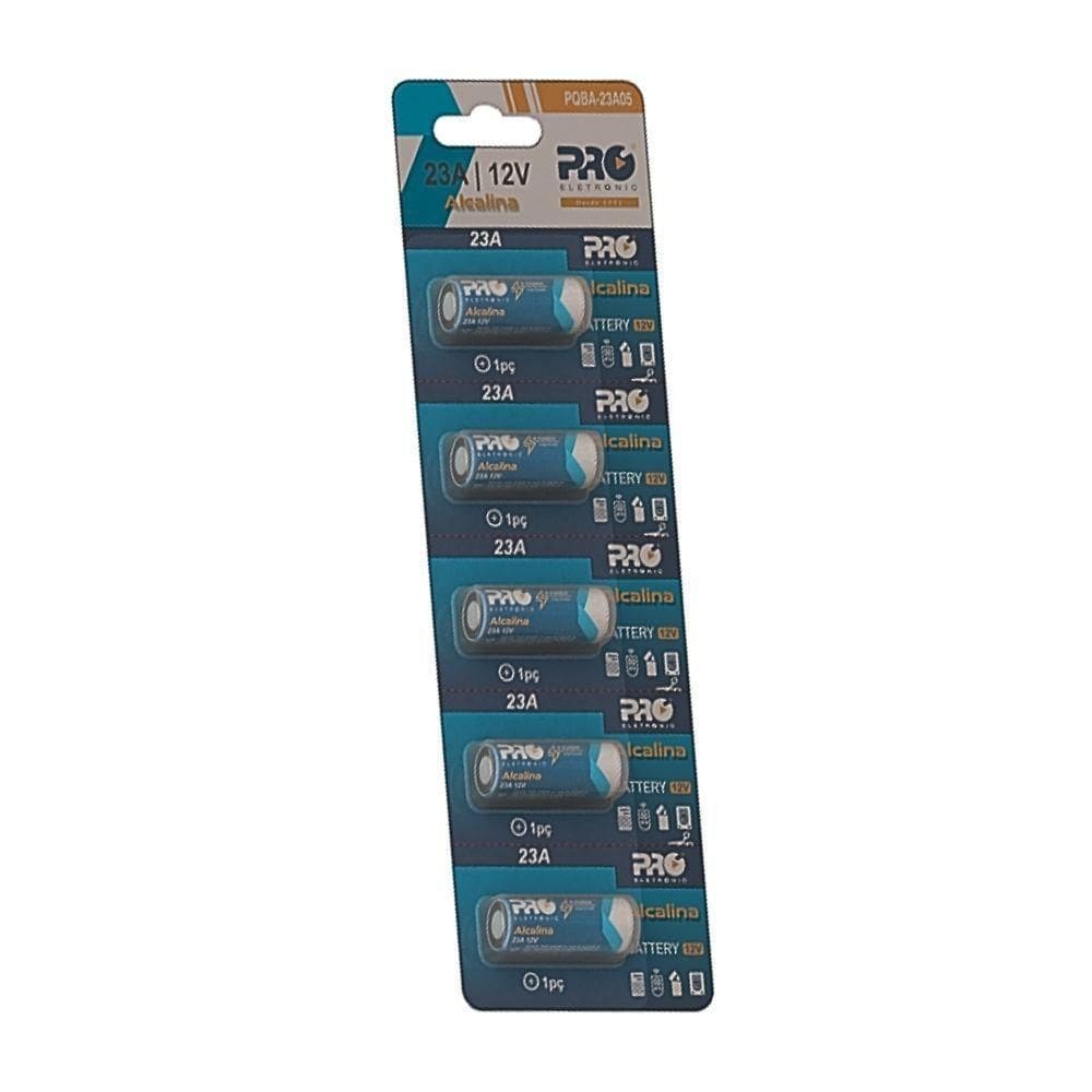 Bateria Alcalina Proeletronic Pqba-23a05 23a 12v Com 5