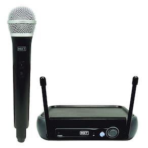 Microfone Sem Fio Mxt Uhf202/201 Frequencia 687.6mhz