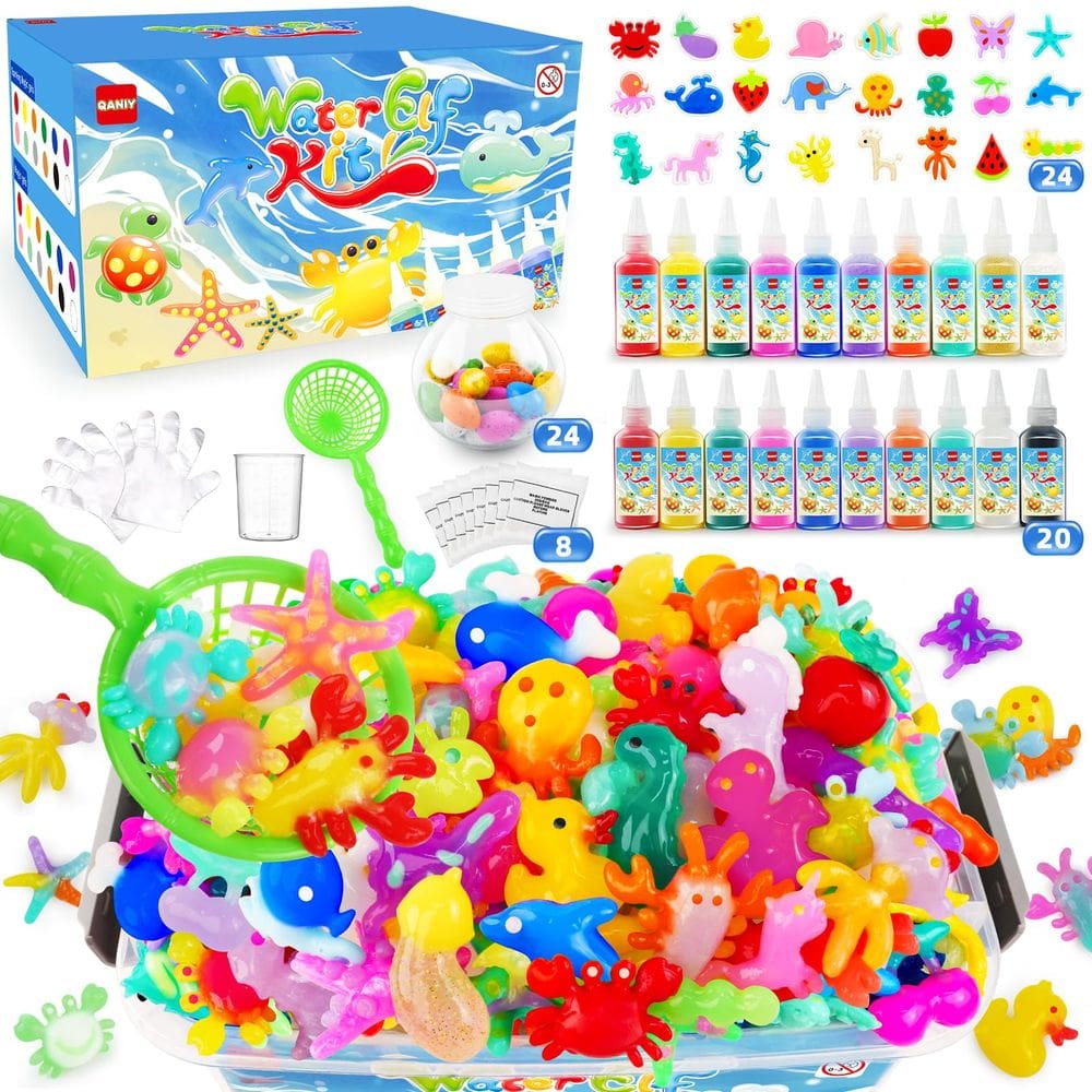 Kit de brinquedos Magic Water Elf QANIY Aqua Fairy com 20 géis mágicos