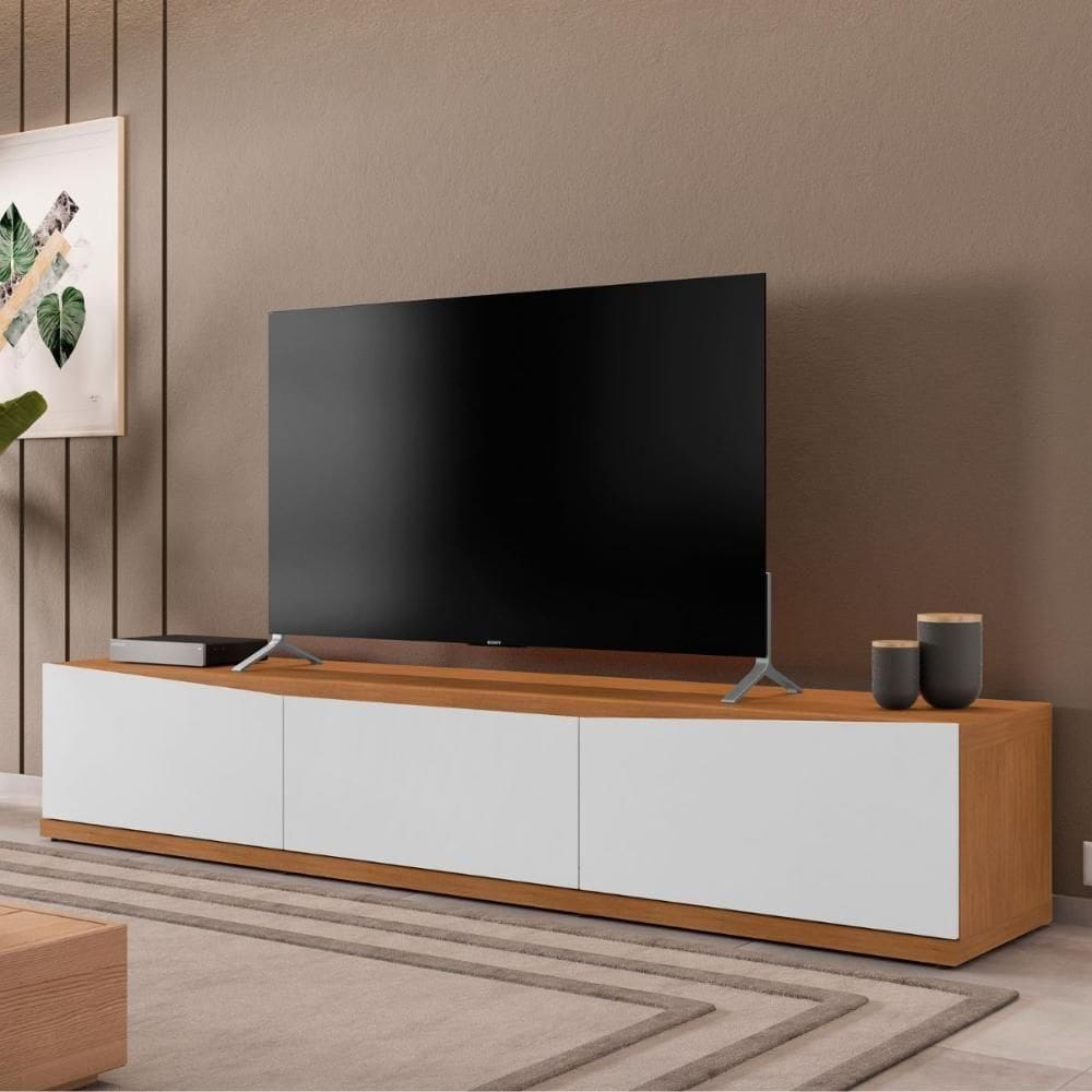 Rack Para Tv Lille Cedro Branco