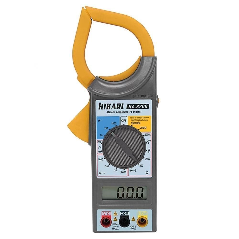 Alicate Amperímetro Digital Hikari Ha-3200