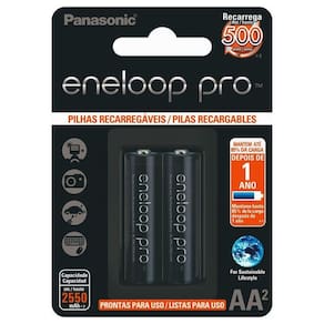 Pilha Recarregavel Eneloop Pro 2550ma Aa Blister Com 2...