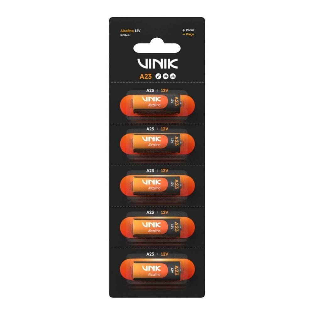 Bateria Alcalina A23 C-5 12v - Vba23b5