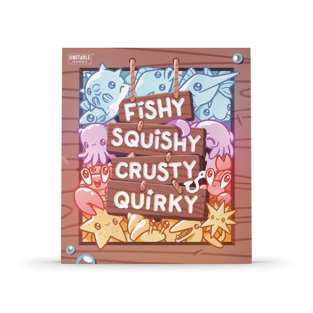 Jogo de Cartas Unstable Games Fishy Squishy Crusty Quirky Kids 7+