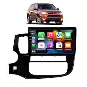 Kit Multimídia Outlander 2014 / 2019 10 Pol Android 2/32Gb Gps USB WiFi Rádio Bt - Vision 89101