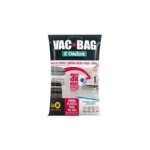 Kit De Saco A Vácuo Organizador 8 Médios 45x65cm Transparente Vac Bag Ordene + 2 Bomba De Ar