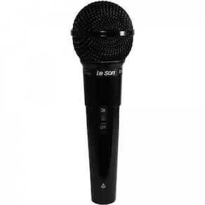 Microfone Leson Mc200 Dinâmico Cardióide Preto