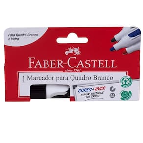 Marcador Quadro Branco Faber-Castell Preto