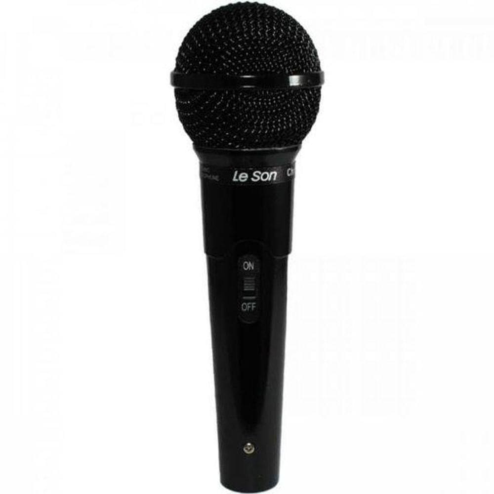 Microfone Leson Mc200 Dinâmico Cardióide Preto