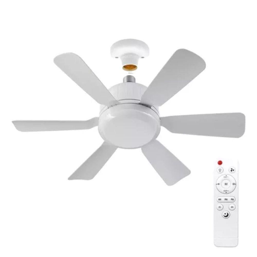 Luminária Com Ventilador De Teto Galaxy 40w Bivolt